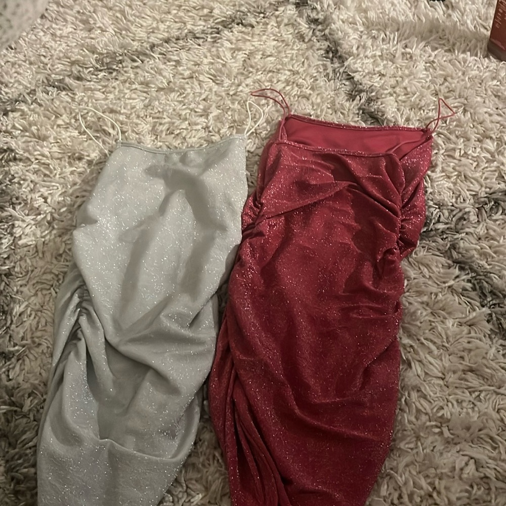 2 tight short dresses